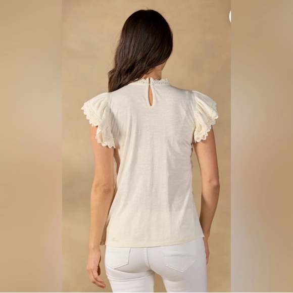 NWT Sundance White Lace Blouse - Picture 2 of 4